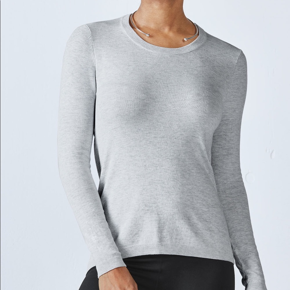 NWT Fabletics Jocelyn Sweater Gray
